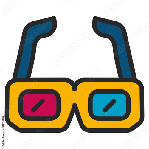 3D Glasses Icon