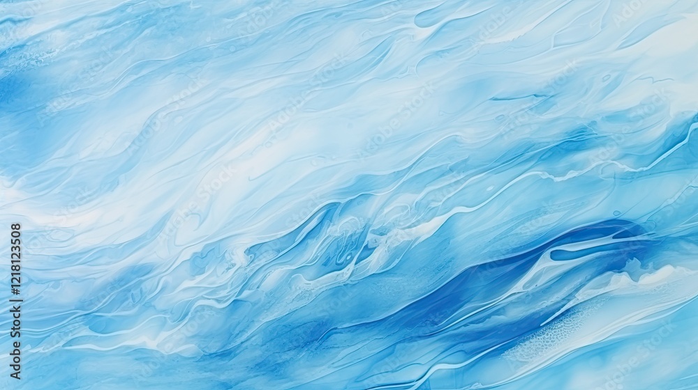Abstract blue waves creating a serene and calming visual effect. Abstract blue waves creating a serene and calming visual effect.
