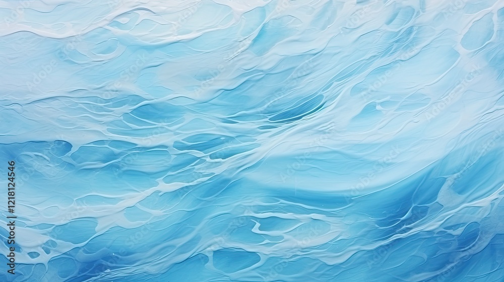Abstract representation of ocean waves in varying shades of blue, conveying tranquility. Abstract representation of ocean waves in varying shades of blue, conveying tranquility.