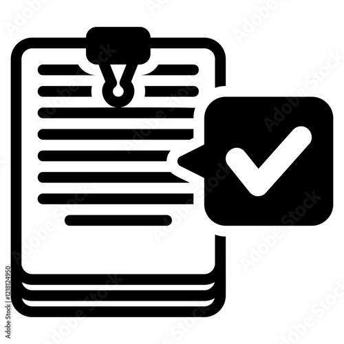 Approve glyph icon