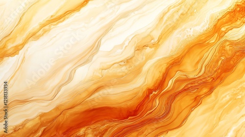 Abstract orange marble texture background design