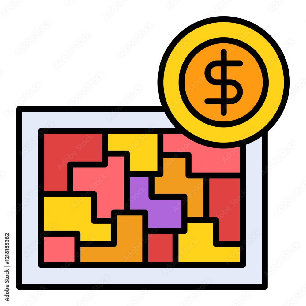 Obraz premium Cost Icon