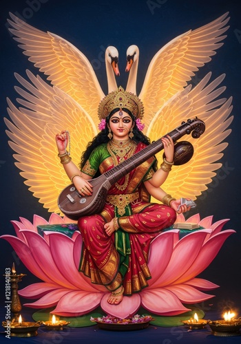 Goddess Saraswati