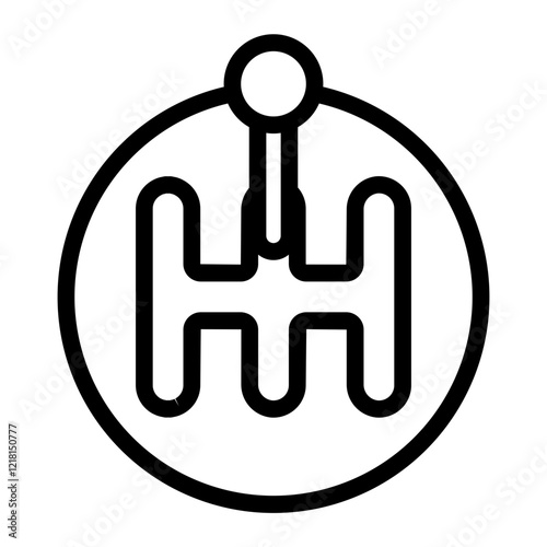 gearbox Line Icon