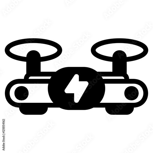 drone glyph icon