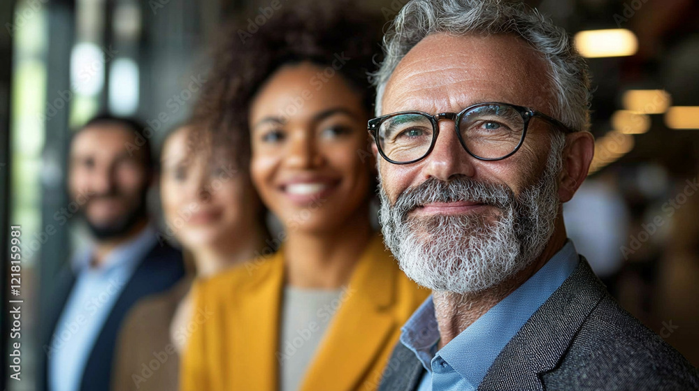Confident diverse business team portrait. Confident diverse business team portrait.