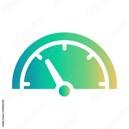 speedometer Gradient icon