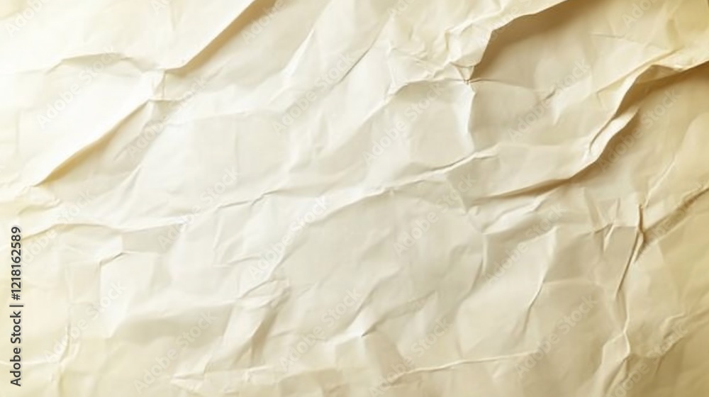 Crumpled beige paper texture background, design element Crumpled beige paper texture background, design element