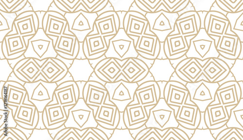 Stylish geometric background. Seamless vector illustration. Pattern for design, interior, fashion