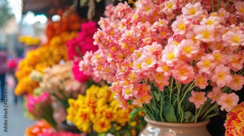 Wallpaper Mural Blossom booth celebrating the lunar new year festivity Torontodigital.ca