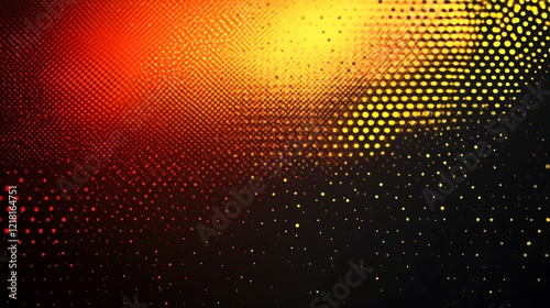 Wallpaper Mural Abstract Red Yellow Dotted Pattern Background Torontodigital.ca