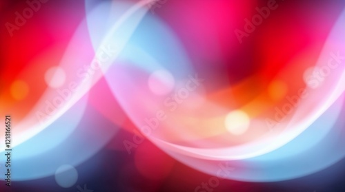 Christmas themed creative light art with smooth gradient transitions, artistic lighting, abstract patterns, and seamless color blending