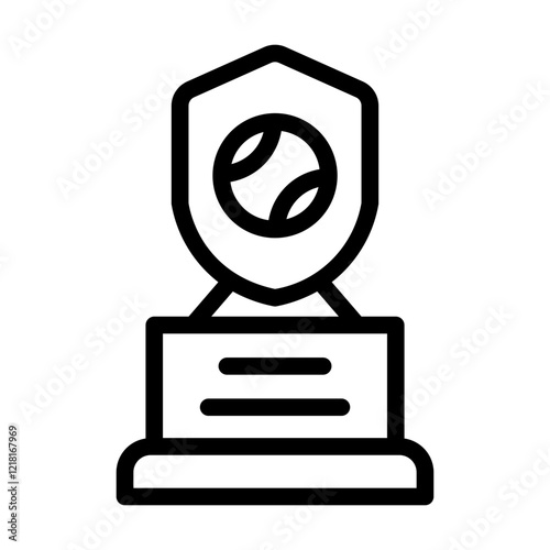baseball Line Icon