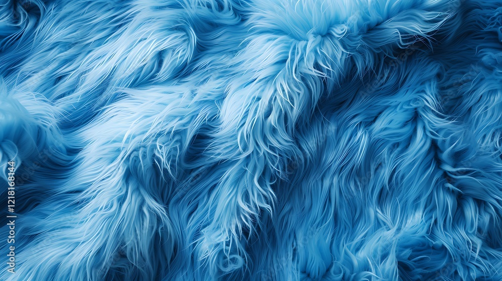 Blue fluffy fabric background. Blue fur texture Blue fluffy fabric background. Blue fur texture