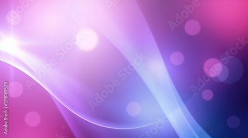 An abstract artwork featuring creative light art with a smooth gradient transition