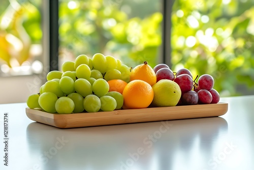 Colorful Fresh Fruit Platter photo