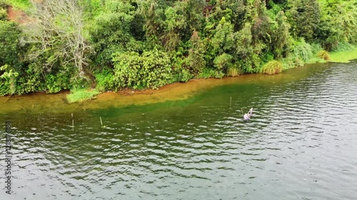 Natural Beauty of Lake in Solok, West Sumatra, Indonesia photo