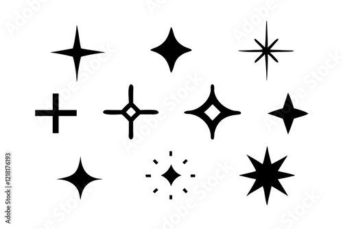 Wallpaper Mural set of stars Torontodigital.ca