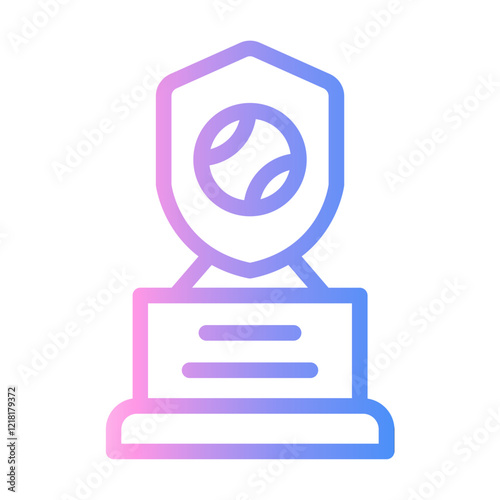 baseball Line Gradient Icon
