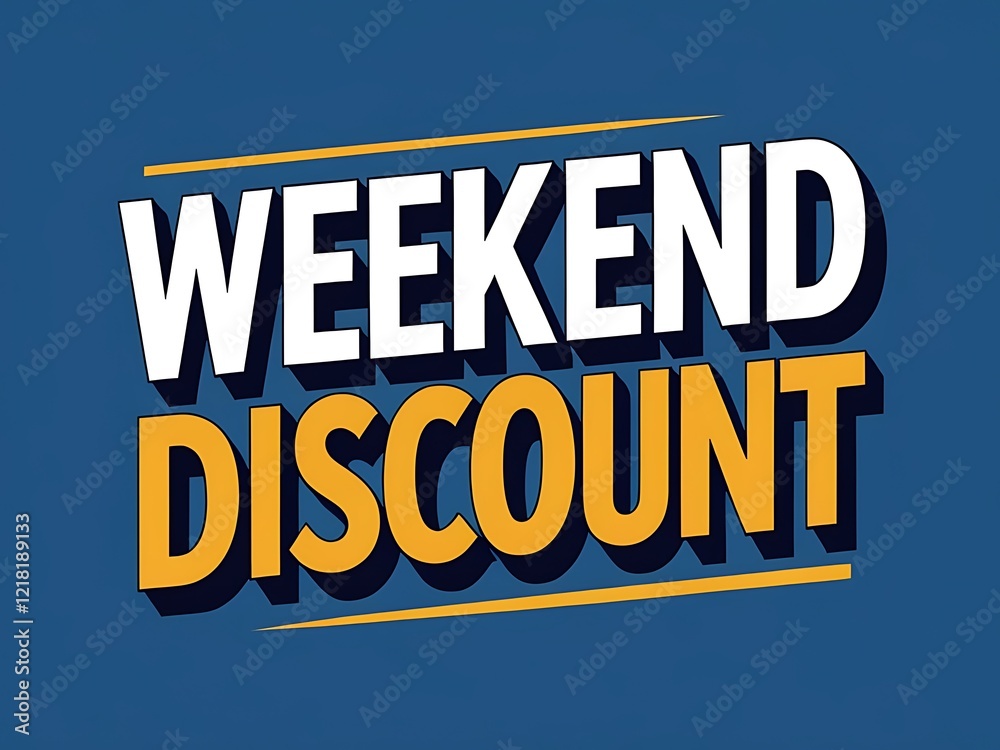 Weekend Discount Announcement Graphic Design Weekend Discount Announcement Graphic Design