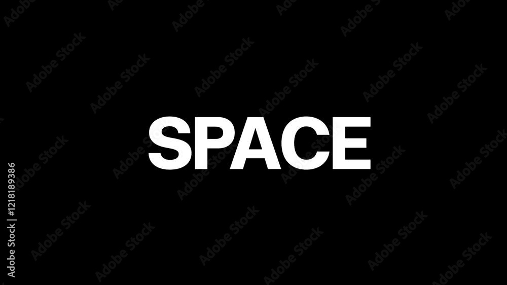 text animation alpha background