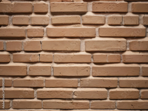 The brick wall appears sturdy and well-built. photo