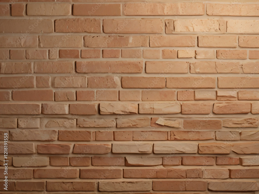 Obraz premium The brick wall shows a variety of brick shapes and sizes.