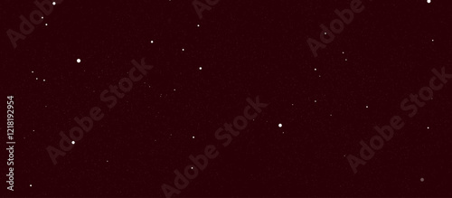 Red sky with many stars in the shape of the milky way, astronomy background, Vector illustration. landscape