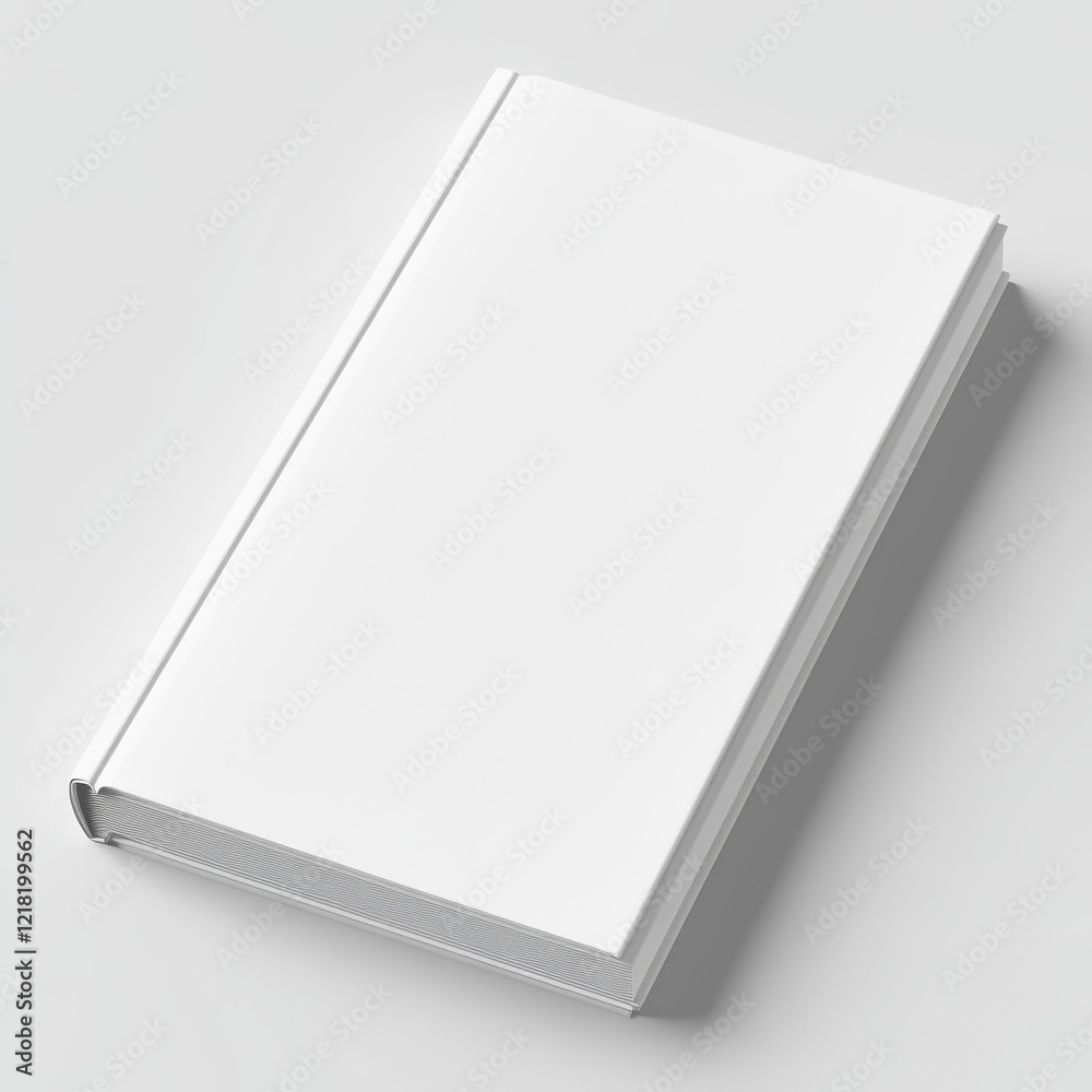 Blank white hardcover book mockup isolated on white background. (1) Blank white hardcover book mockup isolated on white background. (1)
