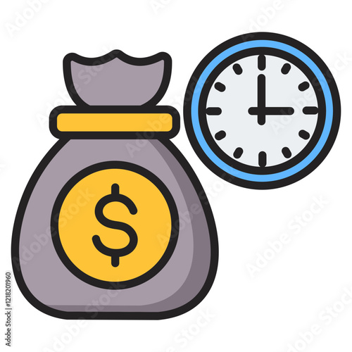 Time Is Money Icon