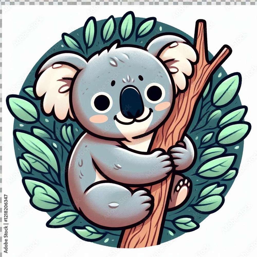 Obraz premium koala logo