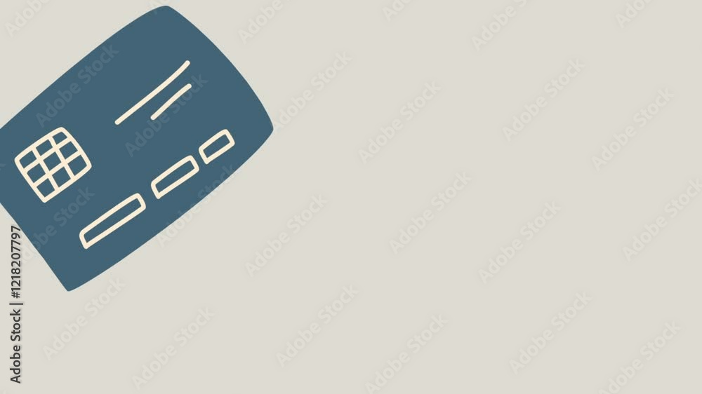 credit cards bank financial animation credit cards bank financial animation