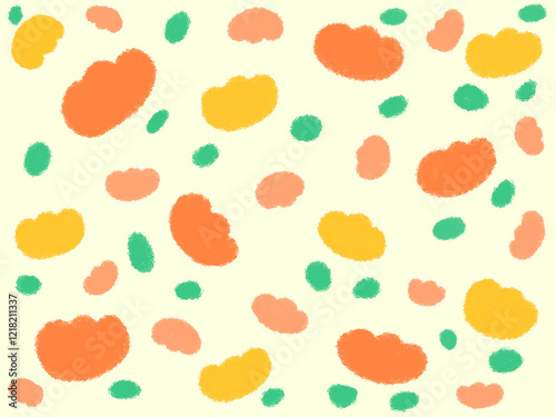 かわいいチューリップ背景オレンジ黄色