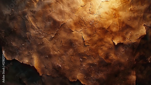 Abstract Warm Toned Textured Surface with Natural Patterns and Lines
