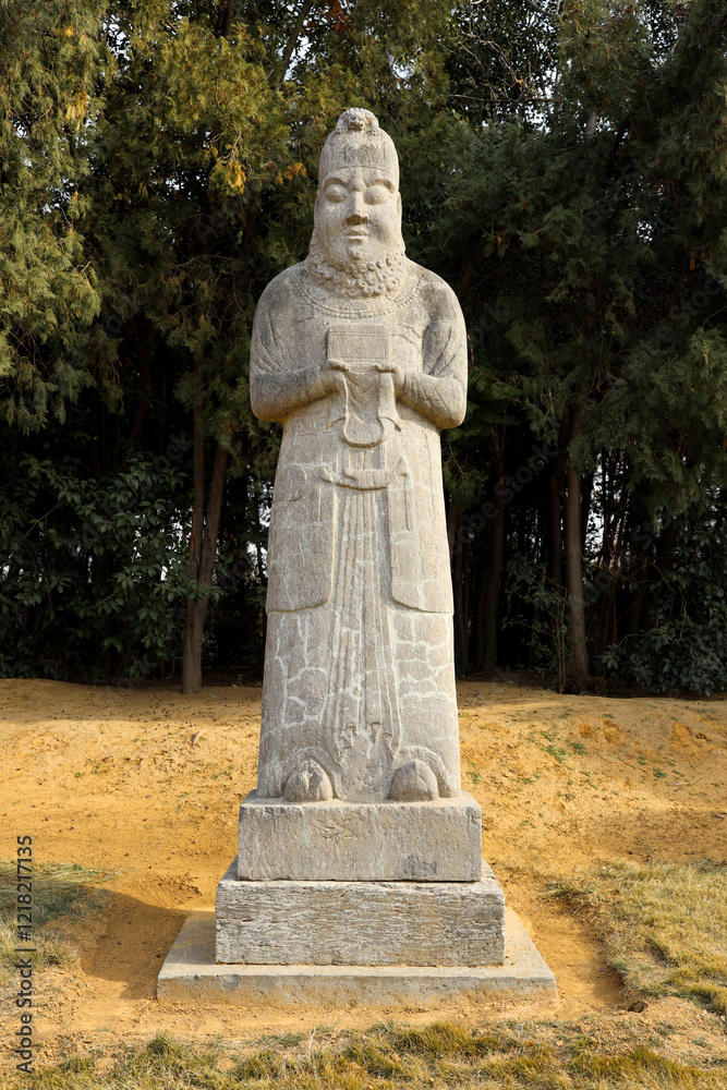 Gongyi, Zhengzhou, Henan, China, Imperial Tomb of the Northern Song Dynasty, Yongding Tomb Gongyi, Zhengzhou, Henan, China, Imperial Tomb of the Northern Song Dynasty, Yongding Tomb