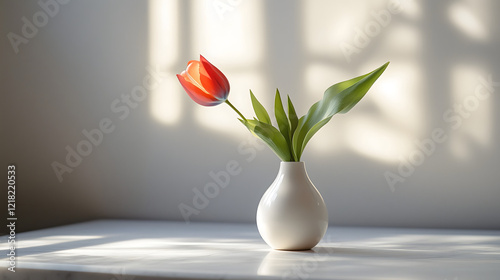 tulips in vase