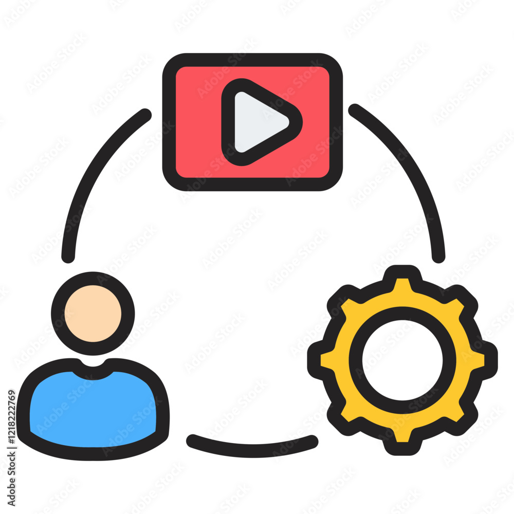 Content Creator Icon Content Creator Icon