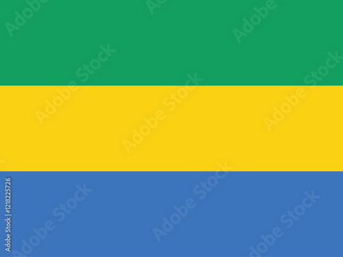 Free Download High detailed flag of Gabon. National Gabon flag. Africa. 3D illustration. - GFXLoad