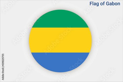 Free Download High detailed flag of Gabon. National Gabon flag. Africa. 3D illustration. - GFXLoad