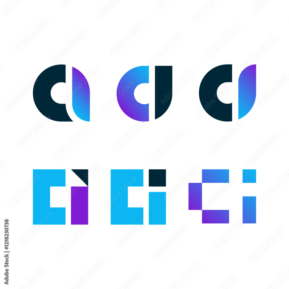 A versatile logo set featuring various creative interpretations of the letters A versatile logo set featuring various creative interpretations of the letters