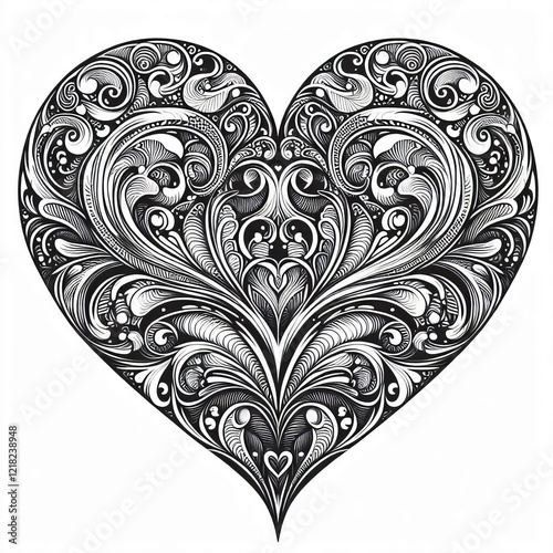 Symbol A stylized heart