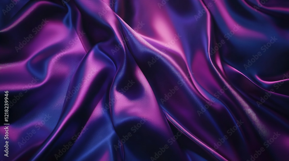 Fototapeta premium Purple Dark and Blue Smooth Silk Gradient Background Degrade