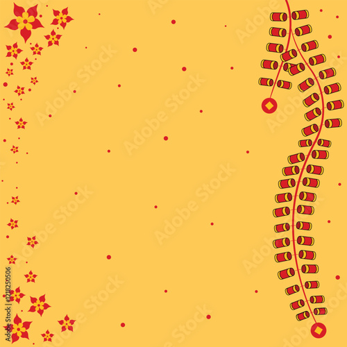 Traditional Chinese New Year Decorative Background