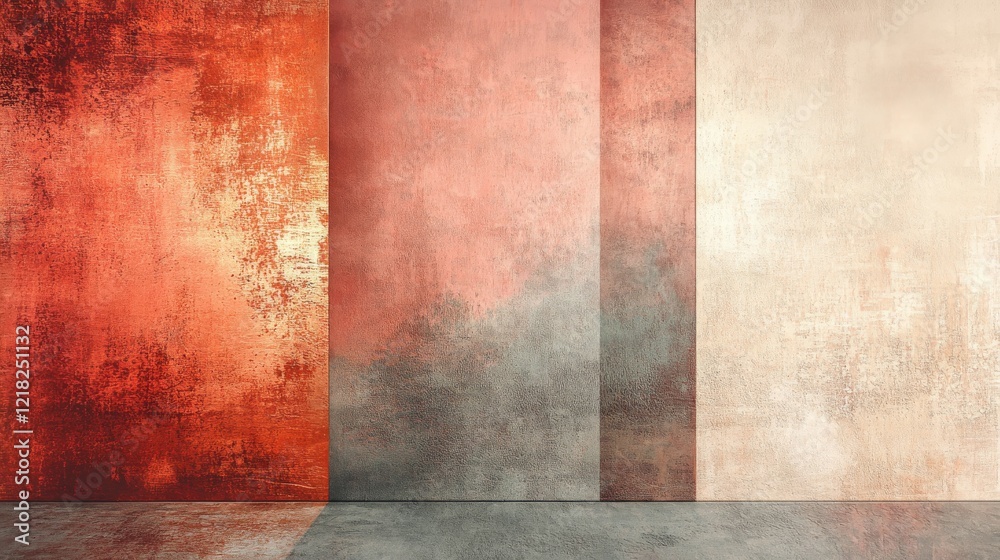 Abstract textured wall background with earthy tones Abstract textured wall background with earthy tones