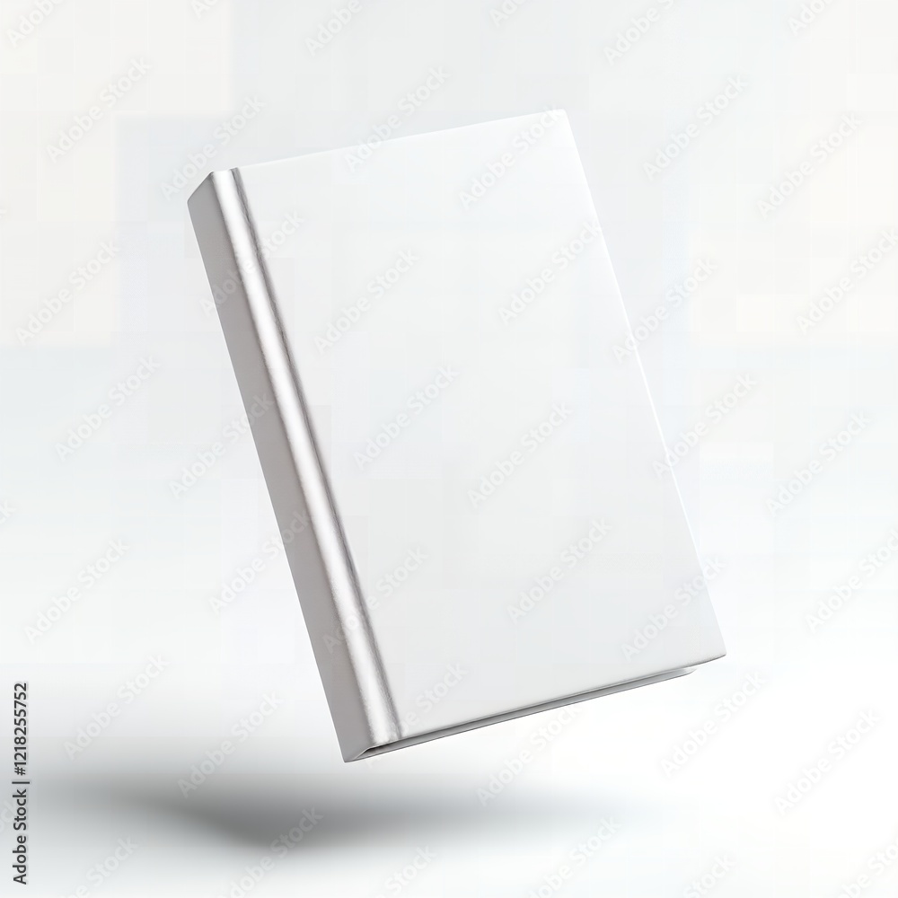 Blank White Book Cover Mockup: Perfect for Design Presentations and Book Cover Previews Blank White Book Cover Mockup: Perfect for Design Presentations and Book Cover Previews