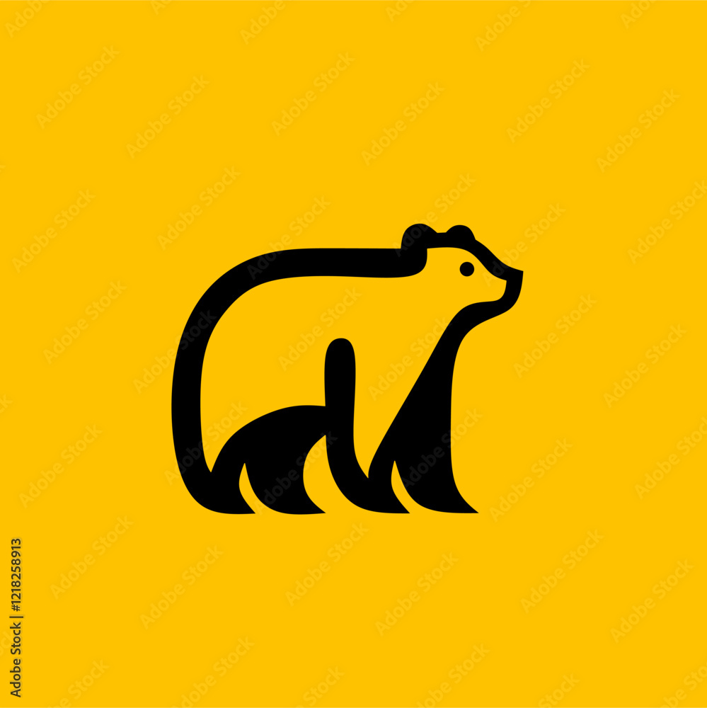 Obraz premium Bear logo design