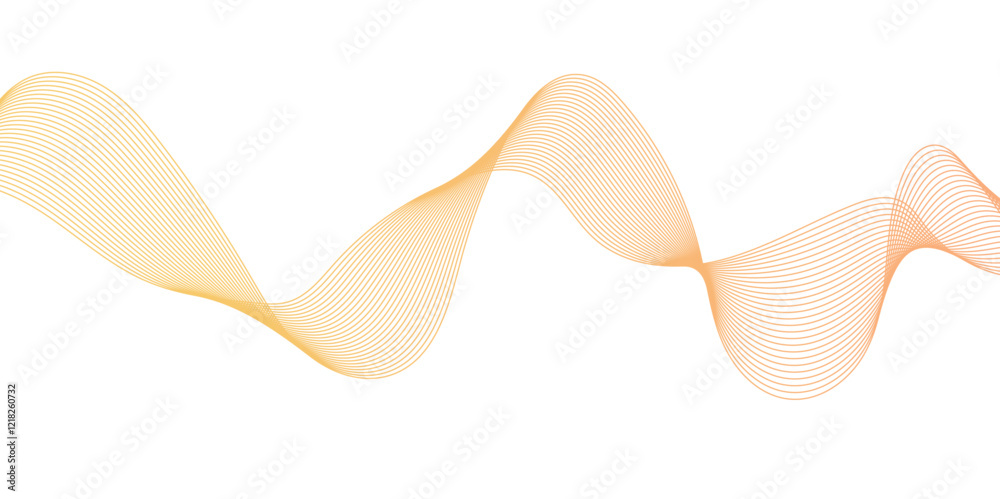 custom made wallpaper toronto digitalAbstract smooth frequency isolated element creative pink wave line blend curve flow technology modern white background. web banner vector beautiful waveform light music energy design.