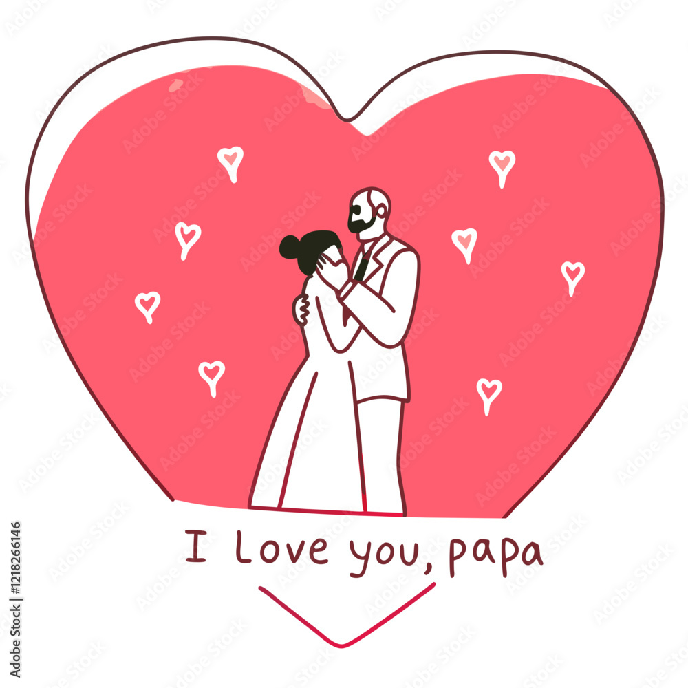 I love you mom illustration vector art I love you mom illustration vector art