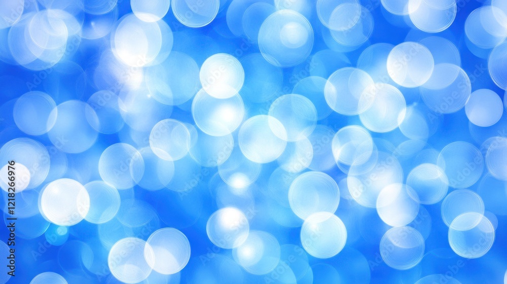 Abstract blue bokeh background with bright circles. Abstract blue bokeh background with bright circles.