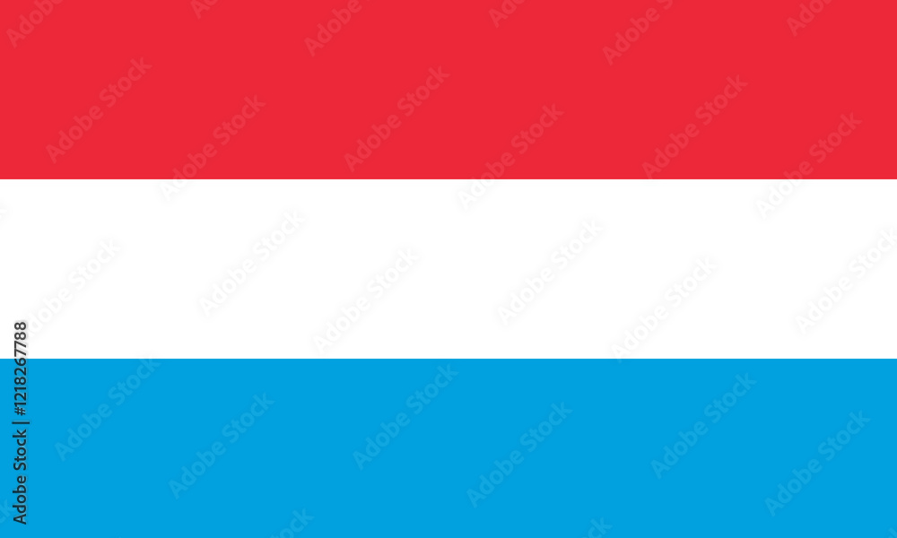 High detailed flag of Luxembourg. National Luxembourg flag. Europe. 3D illustration. High detailed flag of Luxembourg. National Luxembourg flag. Europe. 3D illustration.